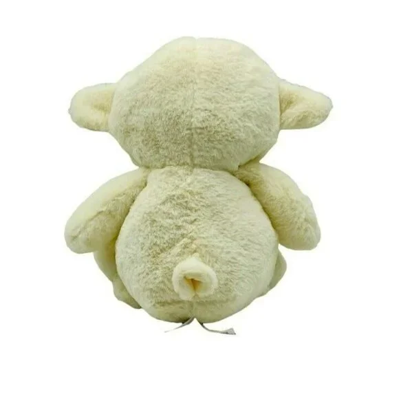Kellytoy White Lamb Rattle Plush Crinkle Ears Cream Stuffed Animal Easter 11” - Picture 4 of 10